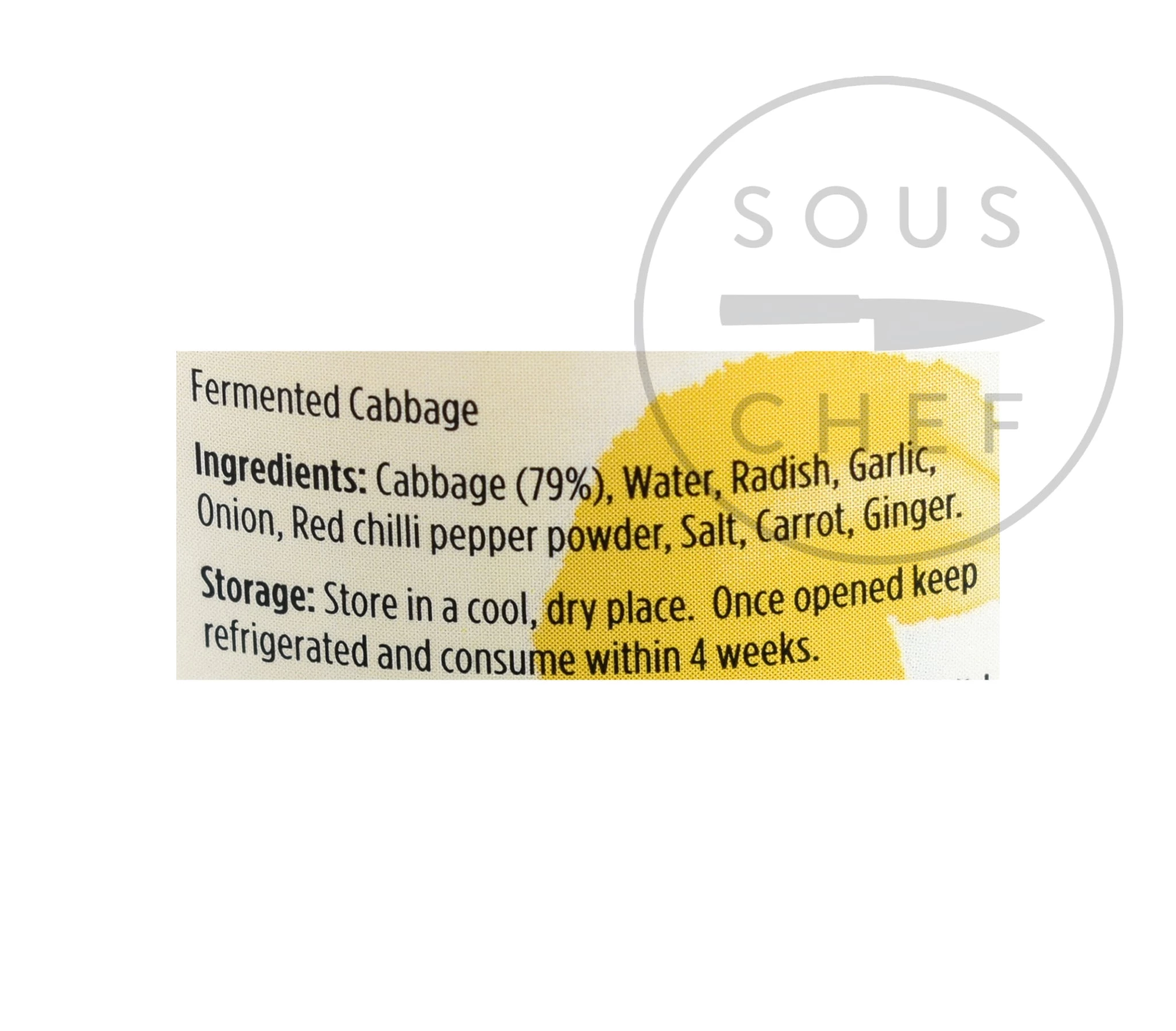 Yutaka Vegan Korean Kimchi 215g Ingredients 4 Yutaka Vegan Korean Kimchi 215g Ingredients – Image 2