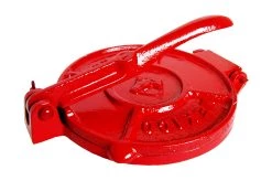 Tor-Mex Mexicain Tortilla Presse Cuisinière -Sous Chef Boutique TortillaPress16cmRed1