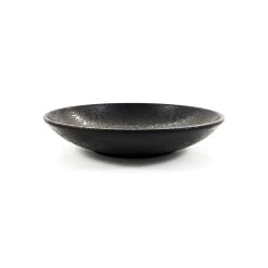 Melamine Plat De Salade De Mélamine Noire 25,5cm Vaisselle