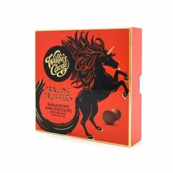 Willie's Cacao Praline Truffles Dark Chocolate With Sea Salt 110g
