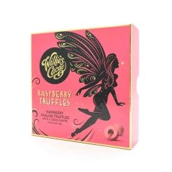 Ingredients Willie's Cacao Liquid Centre Raspberry Truffles 110g