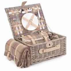 Willow Direct Hamper De Pique-nique En Tartan Direct Willow Pour 2 Lavandes