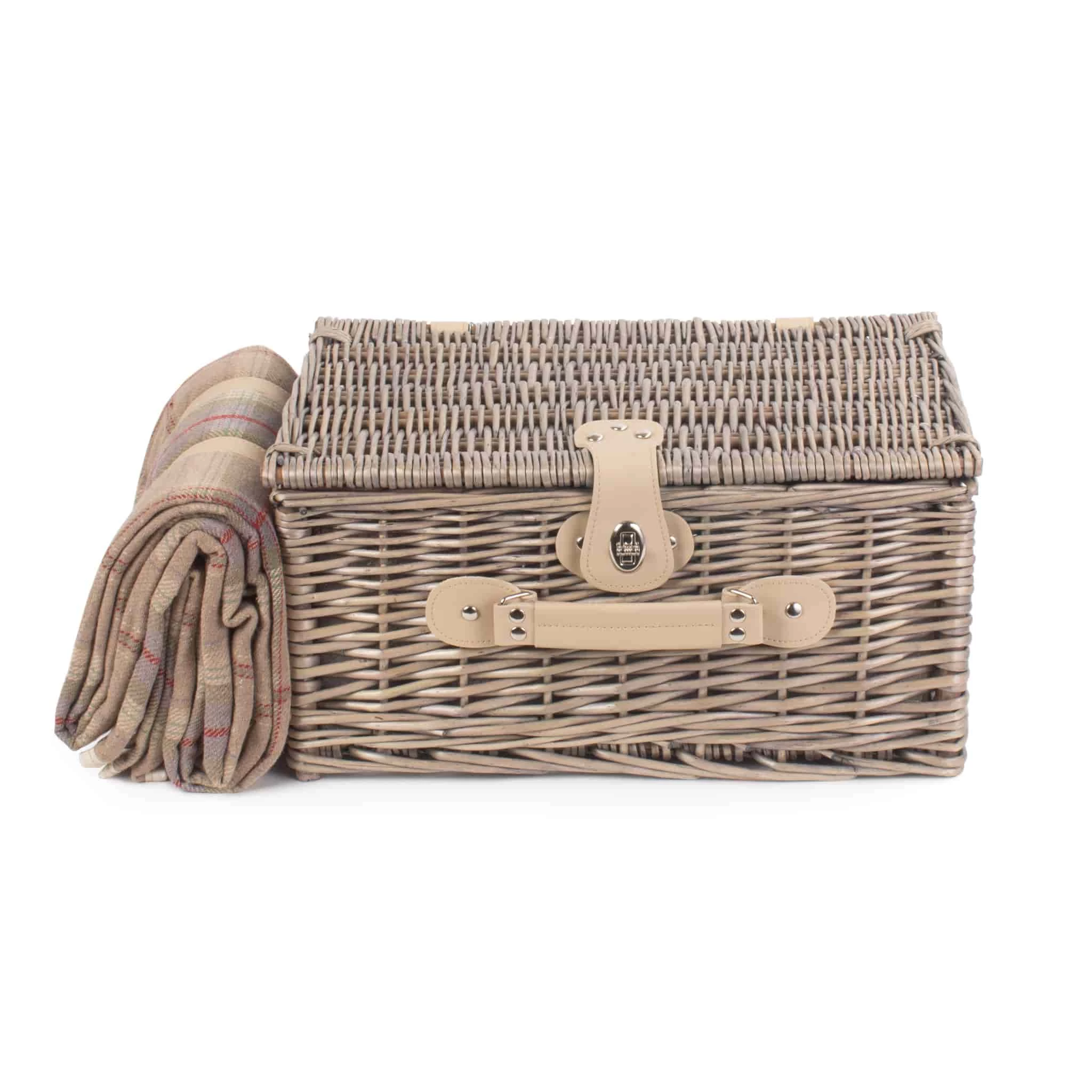 Willow Direct Hamper De Pique-nique En Tartan Direct Willow Pour 2 Lavandes 7 Willow Direct Hamper De Pique-nique En Tartan Direct Willow Pour 2 Lavandes – Image 5