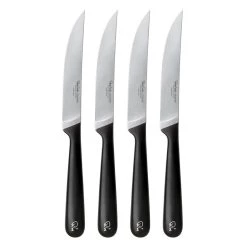 Robert Welch Signature Couteaux De Steak à Bord Uni X4 Cuisinière