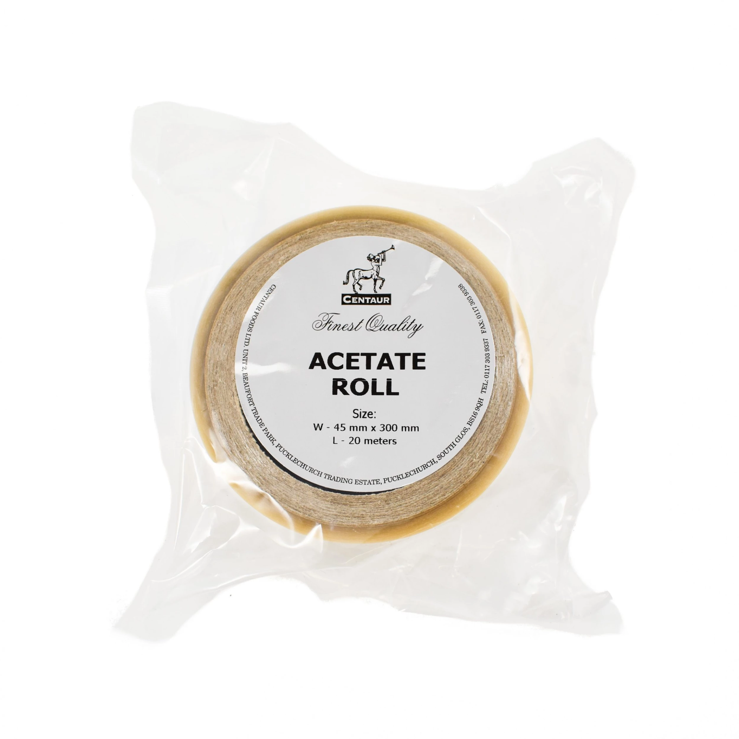 Sous Chef Rouleau D'acétate Pour Pâtisserie & Ampère; Chocolat Travail 4,5cm X 20m 3 Sous Chef Rouleau D'acétate Pour Pâtisserie & Ampère; Chocolat Travail 4,5cm X 20m