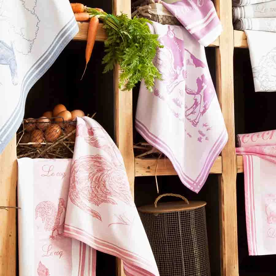 Serviette à Thé Française Coucke - Linge De Cuisine St Remy Lavande – Image 2