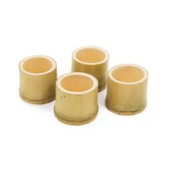 First Pack Premier Pack Bamboo Sake Cups 50ml Ustensiles De Table