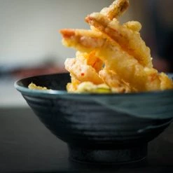 Kiji Stoneware & Ceramics Kiji Stoneware & Céramique Petite Pierre Ramen Bowl -Sous Chef Boutique black blue bowl tempura
