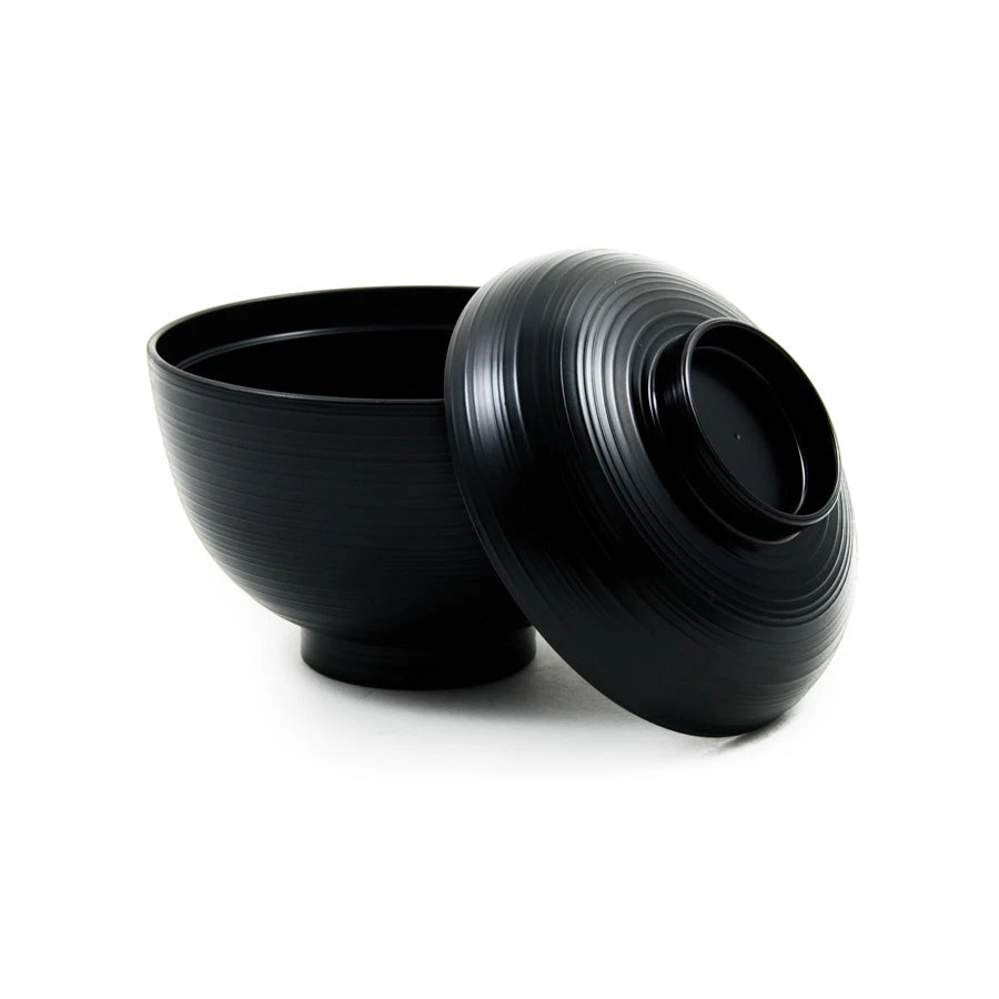 Kiji Stoneware & Ceramics Kiji Stoneware & Ceramics Tableware Black Miso Soup Bowl 4 Kiji Stoneware & Ceramics Kiji Stoneware & Ceramics Tableware Black Miso Soup Bowl – Image 2