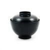 Kiji Stoneware & Ceramics Kiji Stoneware & Ceramics Tableware Black Miso Soup Bowl 2 Kiji Stoneware & Ceramics Kiji Stoneware & Ceramics Tableware Black Miso Soup Bowl -Sous Chef Boutique black miso soup bowl black inside 3