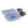 Kiji Stoneware & Ceramics Kiji Stoneware & Ceramics Blue Star Serving Set Tableware -Sous Chef Boutique blue star sushi swerving set