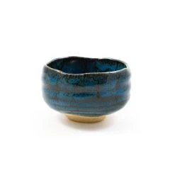 Kiji Stoneware & Ceramics Kiji Stoneware & Ceramics Blue Storm Matcha Bowl Tableware