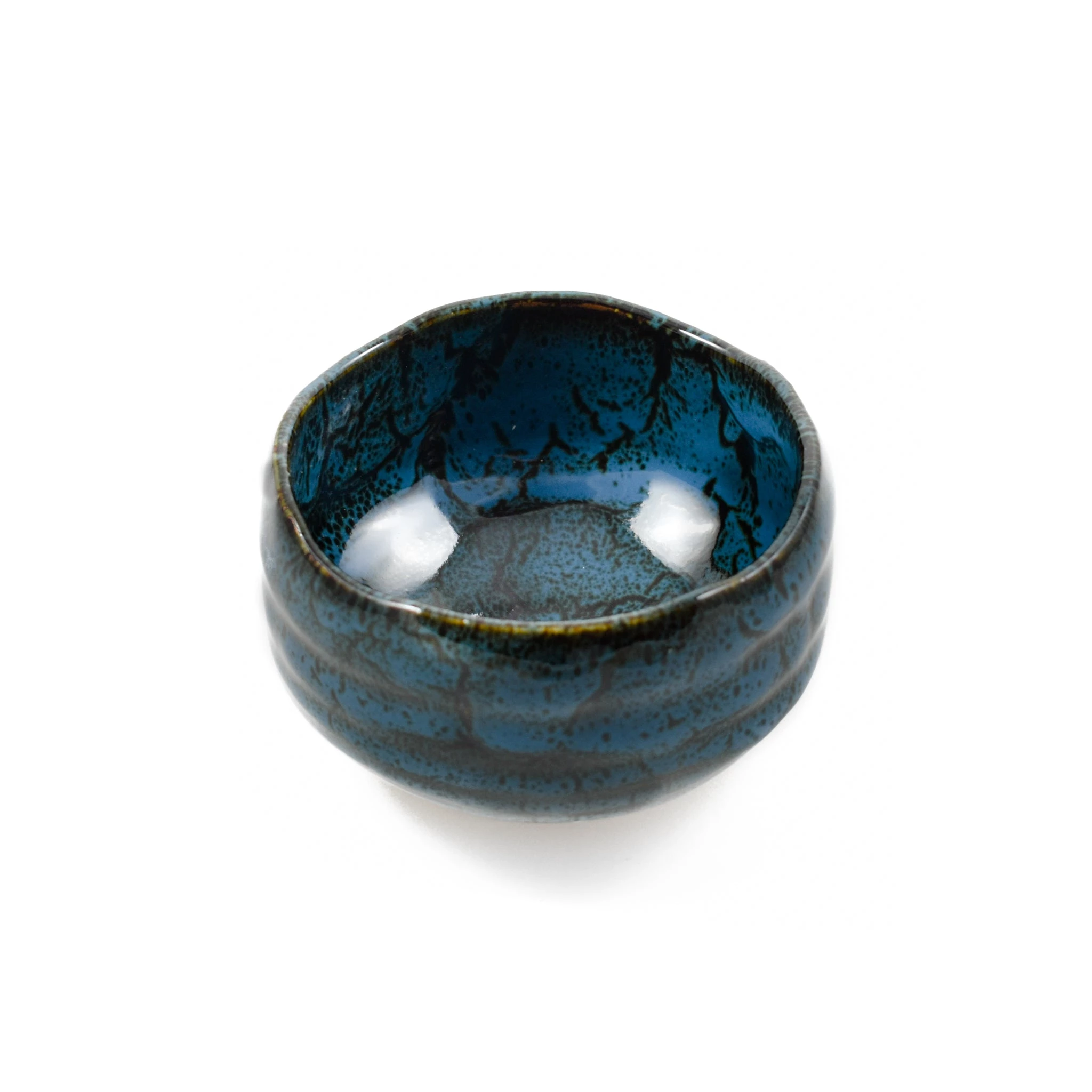 Kiji Stoneware & Ceramics Kiji Stoneware & Ceramics Blue Storm Matcha Bowl Tableware 4 Kiji Stoneware & Ceramics Kiji Stoneware & Ceramics Blue Storm Matcha Bowl Tableware – Image 2