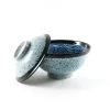 Kiji Stoneware & Ceramics Kiji Stoneware & Céramique Blue Wave Covered Bowl 1 Kiji Stoneware & Ceramics Kiji Stoneware & Céramique Blue Wave Covered Bowl -Sous Chef Boutique blue wave covered bowl 2