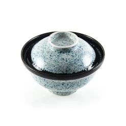 Kiji Stoneware & Ceramics Kiji Stoneware & Céramique Blue Wave Covered Bowl -Sous Chef Boutique blue wave covered bowl 4