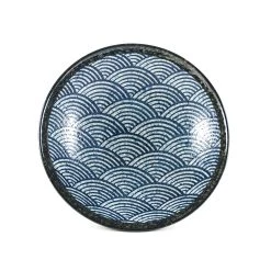 Kiji Stoneware & Ceramics Kiji Stoneware & Céramique Blue Wave Large Shallow Bowl 8 Kiji Stoneware & Ceramics Kiji Stoneware & Céramique Blue Wave Large Shallow Bowl -Sous Chef Boutique blue wave large shallow bowl 3