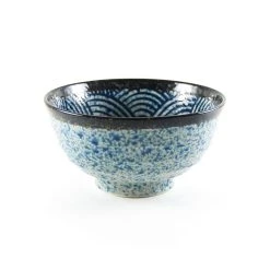 Kiji Stoneware & Ceramics Kiji Stoneware & Ceramics Tableware Blue Wave Noodle Bowl