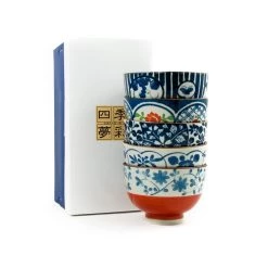 Kiji Stoneware & Ceramics Kiji Stoneware & Céramique Ensemble Traditionnel à 5 Pièces De Riz Japonais