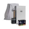 Sous Chef Kit BBQ Bradley Smoker 4-Rack Value Pack -Sous Chef Boutique bradley smoker 4rack set grey cover