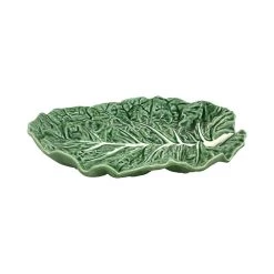 Bordallo Pinheiro Ustensiles De Table Chabage Feuille Platter Ovale