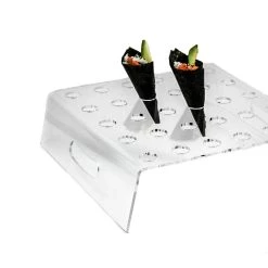 Sous Chef Tableware Sous Chef Vaisselle Vaisselle Canape Cone Avec Poignées Pour 30 Cones