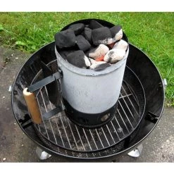 ProQ Cuisinière BBQ Chimney Starter 27cm High X 16cm Dia -Sous Chef Boutique chimney starter lit