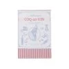 Coucke Serviette à Thé Française En Lin De Cuisine - Coq Au Vin 1 Coucke Serviette à Thé Française En Lin De Cuisine - Coq Au Vin -Sous Chef Boutique coq au vin tea towel