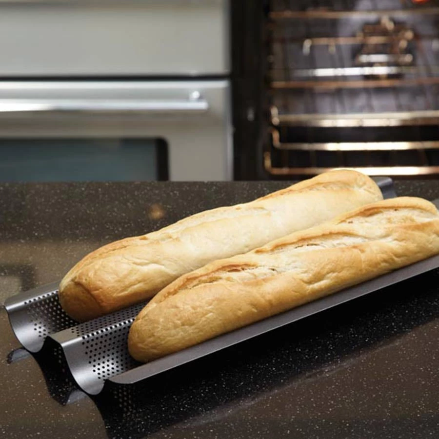 Kitchencraft Ustensiles De Cuisine Bâton Croustillant Bâton Baguette Non-Stick Plateau Cuisinière 4 Kitchencraft Ustensiles De Cuisine Bâton Croustillant Bâton Baguette Non-Stick Plateau Cuisinière – Image 2