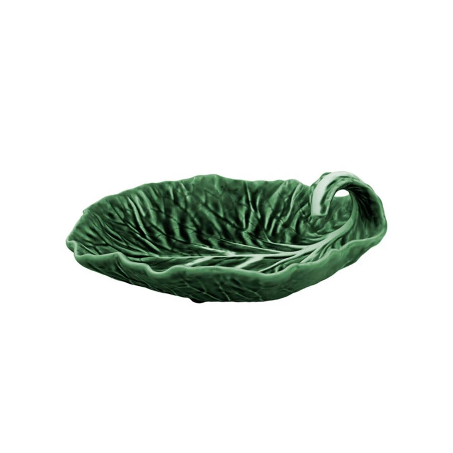 Bordallo Pinheiro Chabage Courbé Feuille Dish 25cm Vaisselle 2 Bordallo Pinheiro Chabage Courbé Feuille Dish 25cm Vaisselle