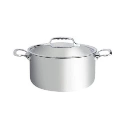 De Buyer De Acheteur Affinity Acier Inoxydable Casserole Pan Avec Couvercle