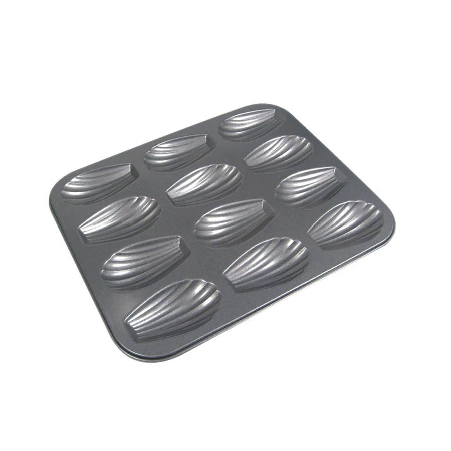 De Buyer Cuisinière De Acheteur Non-Stick Madeleine Tray 3 De Buyer Cuisinière De Acheteur Non-Stick Madeleine Tray
