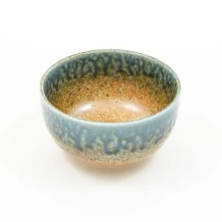 Kiji Stoneware & Ceramics Kiji Stoneware & Céramique Chouseki Blue Gold Bowl 13cm Dia X 7cm