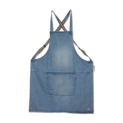 Cuisinière Dutchdeluxes Denim Tablier Suspendeur En Bleu
