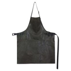 Cuisinière Dutchdeluxes Tablier En Cuir BBQ En Gris Vintage