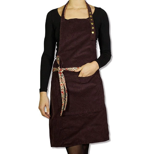 Dutchdeluxes Tablier Réversible - Cuisinière De Champ De Fleurs Pourpre & 4 Dutchdeluxes Tablier Réversible - Cuisinière De Champ De Fleurs Pourpre & – Image 2