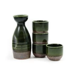 Kiji Stoneware & Ceramics Kiji Stoneware & Céramique Shinrin Sake Set Tableware