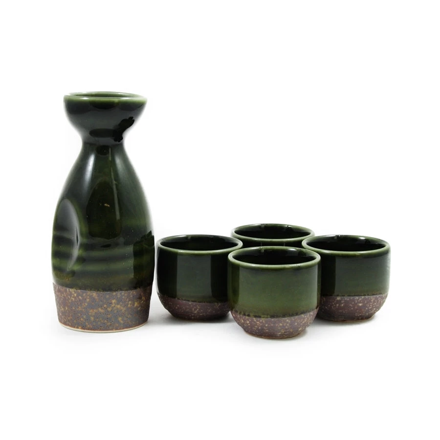 Kiji Stoneware & Ceramics Kiji Stoneware & Céramique Shinrin Sake Set Tableware 4 Kiji Stoneware & Ceramics Kiji Stoneware & Céramique Shinrin Sake Set Tableware – Image 2