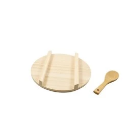 Sous Chef Cypress & Cuivre Hangiri Sushi Barrel Cuisinière -Sous Chef Boutique hangiri lid 30cm