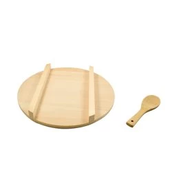 Sous Chef Cypress & Cuivre Hangiri Sushi Barrel Cuisinière -Sous Chef Boutique hangiri lid 36cm