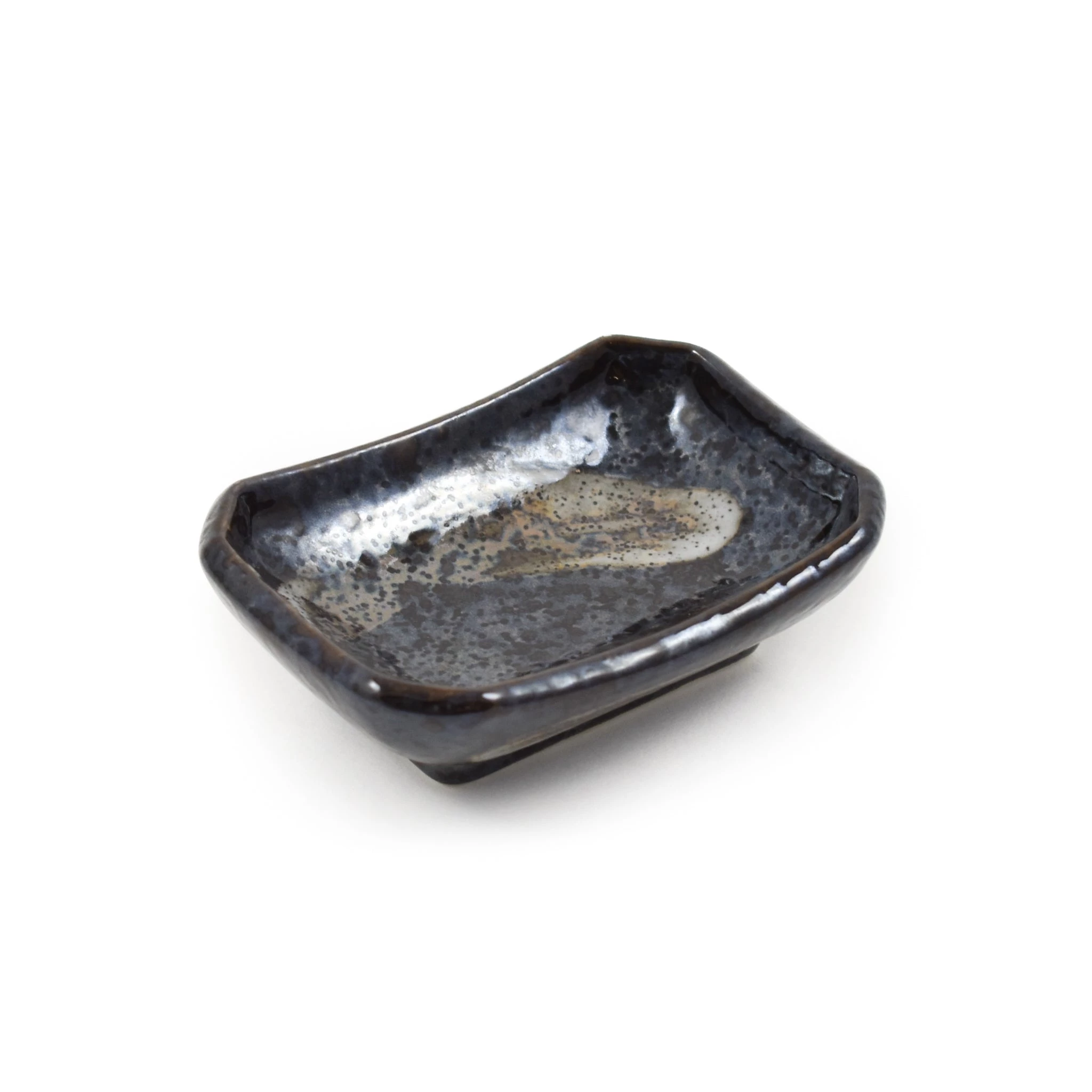 Kiji Stoneware & Ceramics Kiji En Grès & Amp; Céramique Karasuba-Iro Sauce De Soja Assiette De Table 4 Kiji Stoneware & Ceramics Kiji En Grès & Amp; Céramique Karasuba-Iro Sauce De Soja Assiette De Table – Image 2