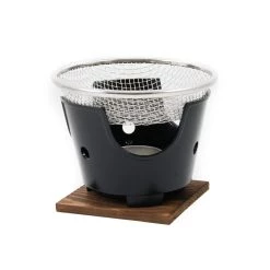 Kiji Stoneware & Ceramics Kiji Stoneware & Céramique Konro Avec Trivet Cookware 7 Kiji Stoneware & Ceramics Kiji Stoneware & Céramique Konro Avec Trivet Cookware -Sous Chef Boutique konro with trivet basket