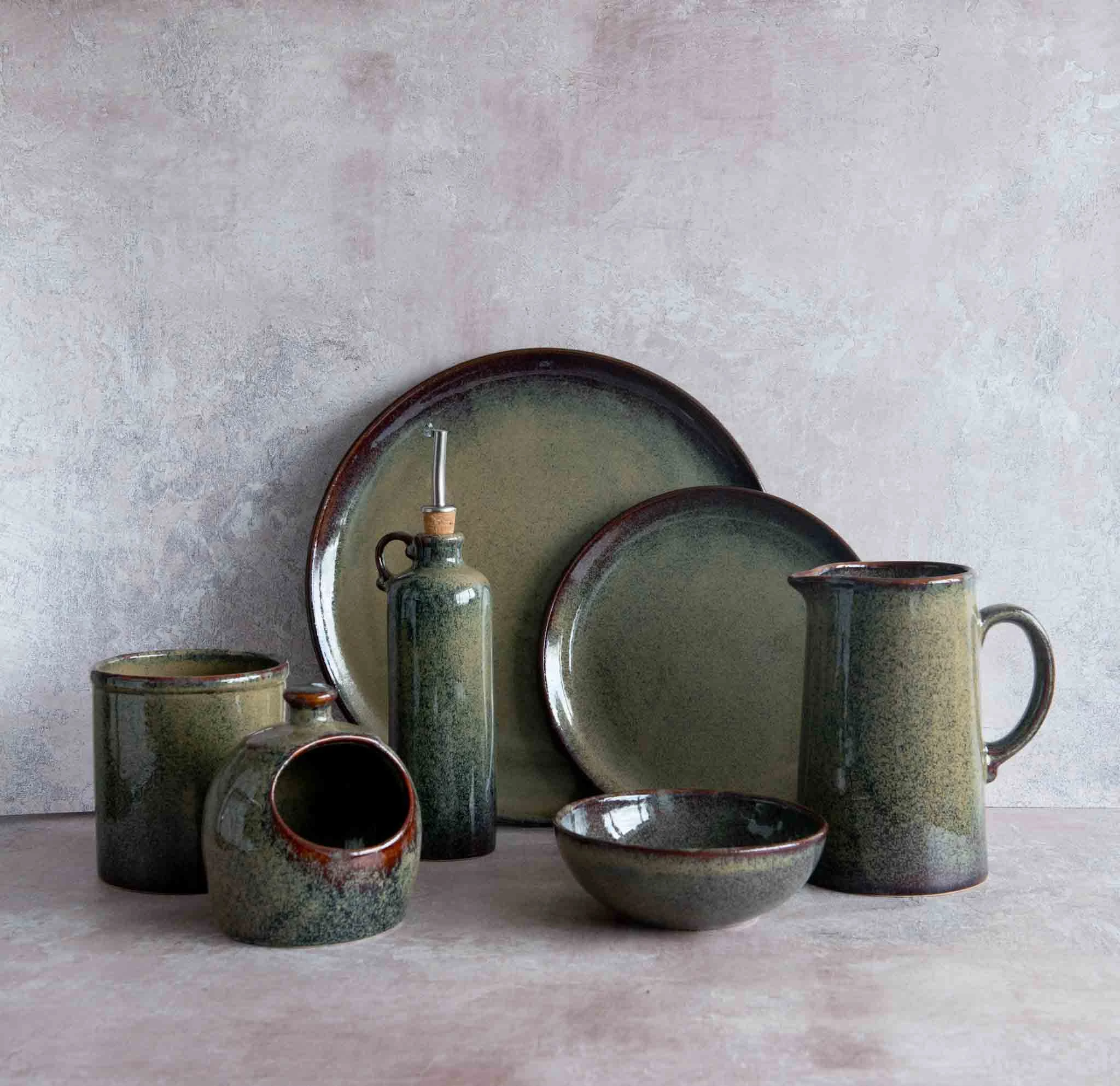 Ceramica Nicola Céramique Nicola Lagoa Huile & Vinaigre Bouteille De Versage 5 Ceramica Nicola Céramique Nicola Lagoa Huile & Vinaigre Bouteille De Versage – Image 3