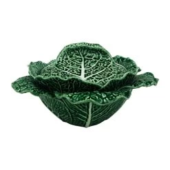 Bordallo Pinheiro Vaisselle Grande Feuille De Chou Tureen 2 Litre