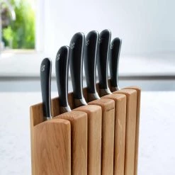 Couteaux De Cuisine De Bloc De Couteau De Robert Welch -Sous Chef Boutique lifestyle 0063 WE0008 BOOKKnifeBlockslotdetail