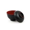 Kiji Stoneware & Ceramics Kiji Stoneware & Ceramics Tableware Miso Soupe Bowl 1 Kiji Stoneware & Ceramics Kiji Stoneware & Ceramics Tableware Miso Soupe Bowl -Sous Chef Boutique miso soup bowl red and black side4