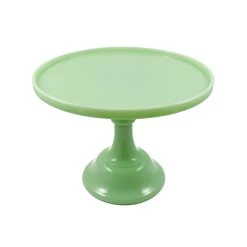 Mosser Glass Mosser Verre Jade Verre De Lait Cake Stand