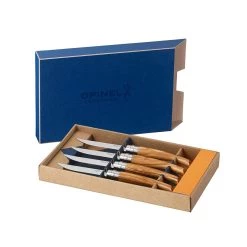 Ensemble De Boîte à Couteaux Opinel Olivewood Deluxe Steak
