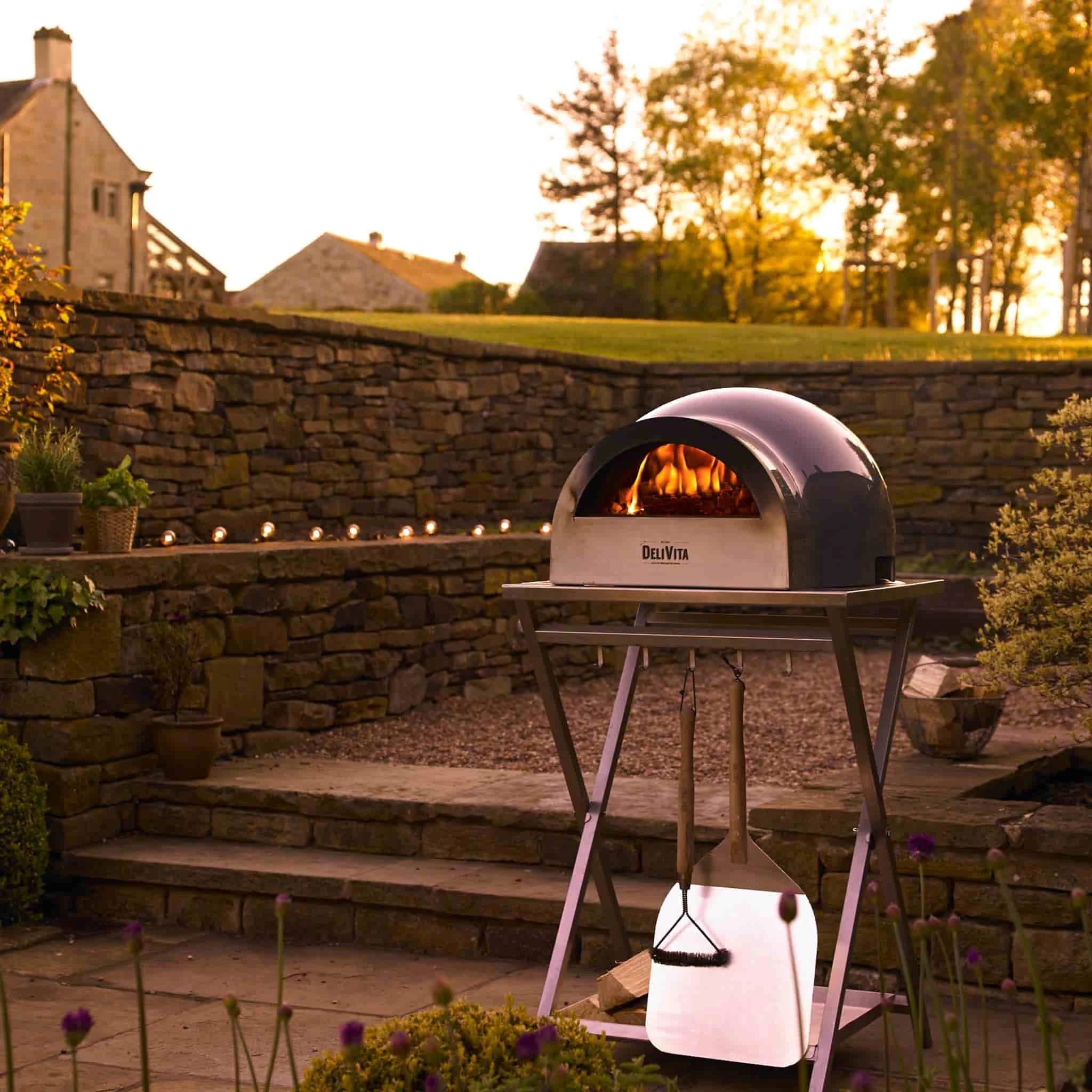 DeliVita Wood Fired Pizza Oven Blue Diamond Cookware 7 DeliVita Wood Fired Pizza Oven Blue Diamond Cookware – Image 5