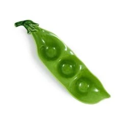 Bordallo Pinheiro Peapod Platter 39cm Vaisselle -Sous Chef Boutique peapod platter above 2