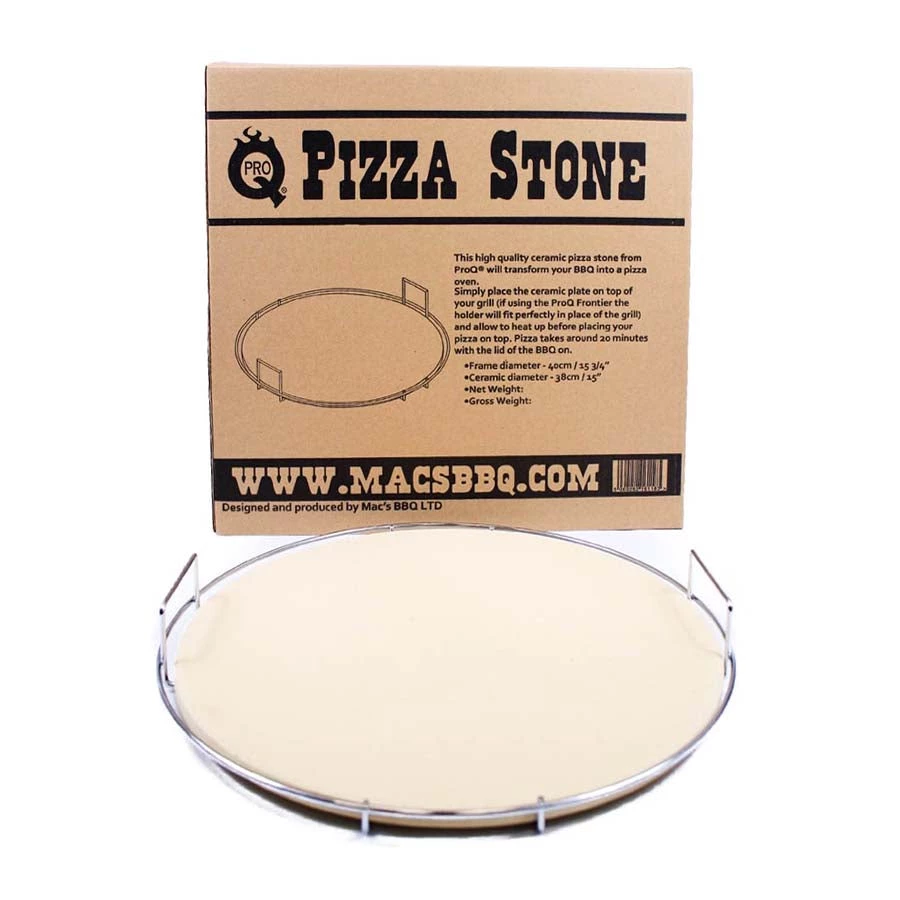 ProQ BBQ Pizza Stone Set 40cm Dia Cuisinière 5 ProQ BBQ Pizza Stone Set 40cm Dia Cuisinière – Image 3